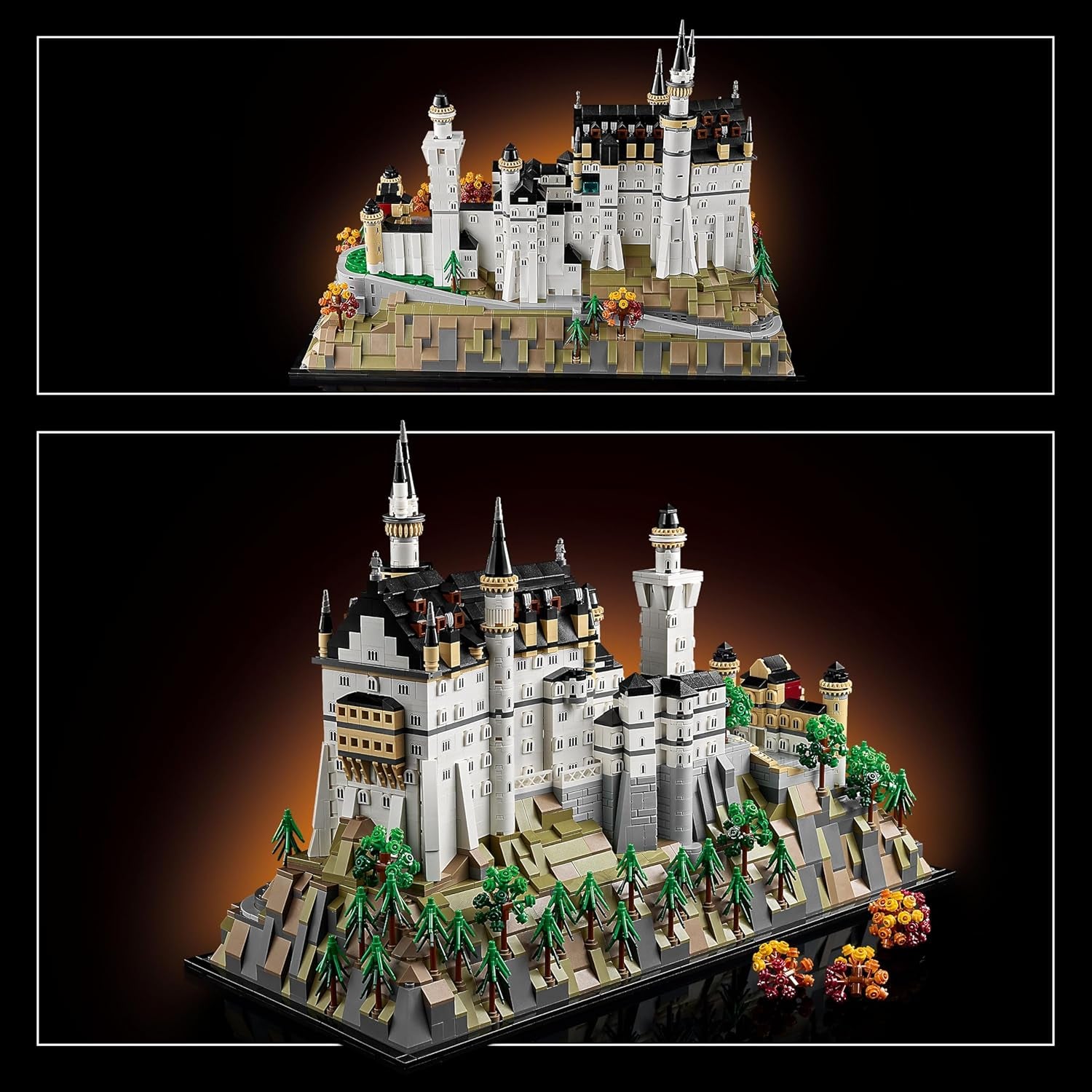 Architecture Neuschwanstein Castle Building Set - Collectible Bavarian Castle Model Kit for Arts & Crafts - Building Blocks for Adults, Ages 18+ - Gifts for Men and Women - 21063