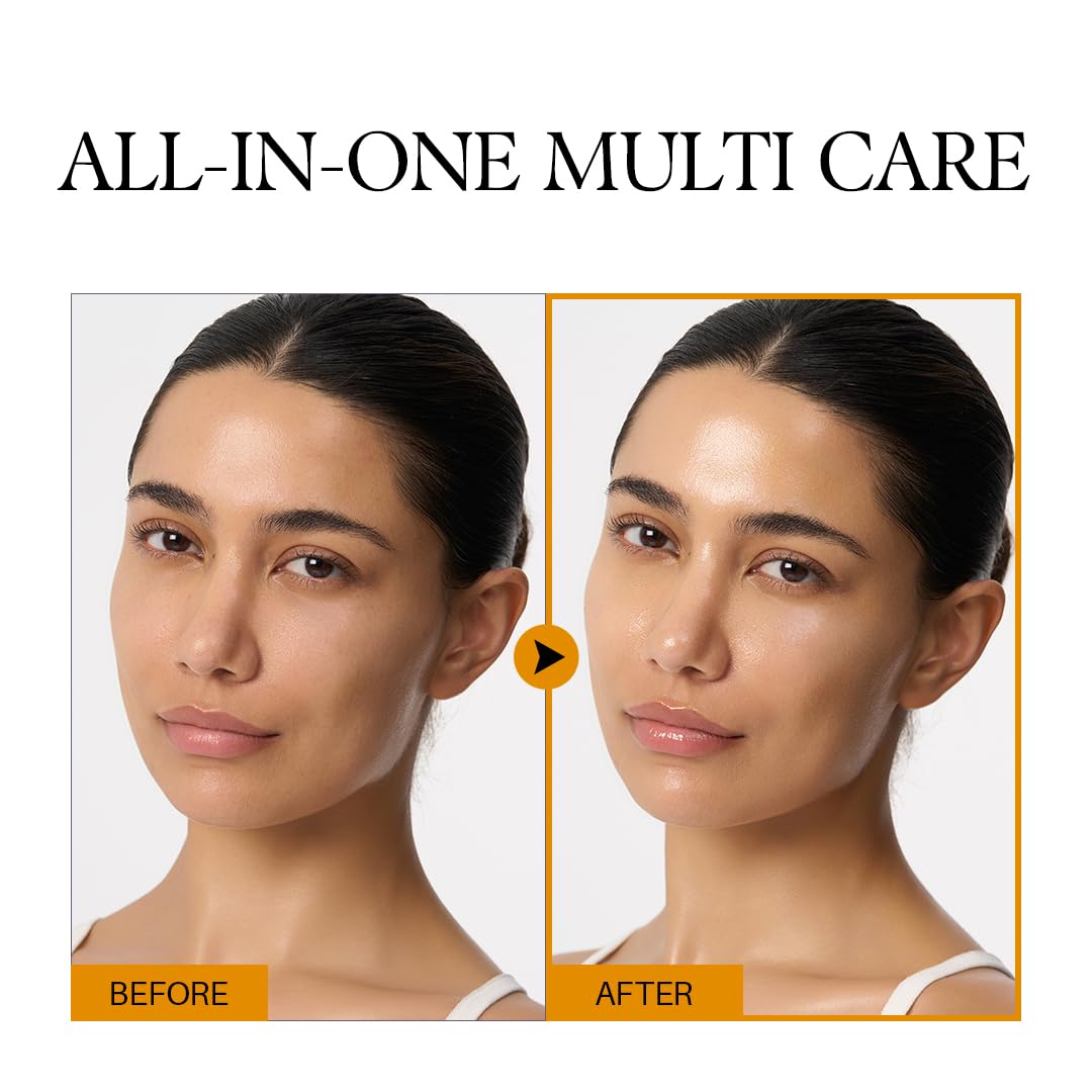 Italian White Truffle Double Serum All-In-One Multi Balm, Vegan Skincare with Vitamin C and Vegan Collagen, 3-In-1 anti Wrinkle, Eye Treatment, Dark Spot Remover