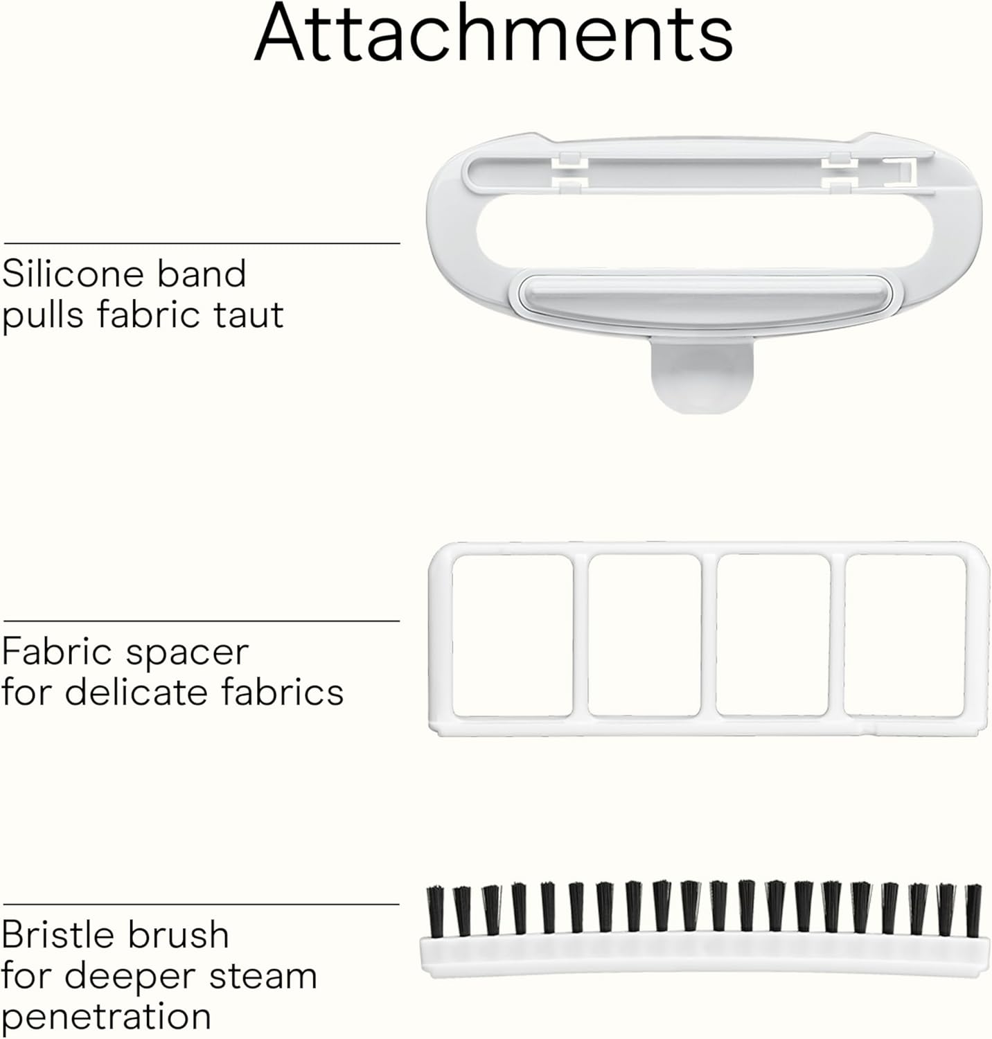 Handheld Garment Steamer for Clothes, Turbo Extremesteam 1875W Fabric Steamer, Portable Handheld Design, Strong Penetrating Steam, White/Champagne