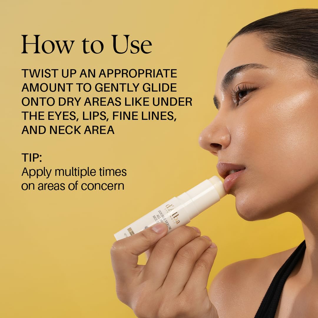 Italian White Truffle Double Serum All-In-One Multi Balm, Vegan Skincare with Vitamin C and Vegan Collagen, 3-In-1 anti Wrinkle, Eye Treatment, Dark Spot Remover