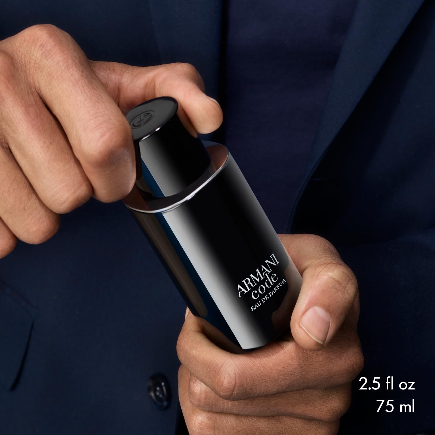 - Code - Eau De Parfum - Cologne for Men - Fougère Ambery Spicy Men’S Fragrance - Green Mandarin, Nutmeg, Tonka Bean Notes