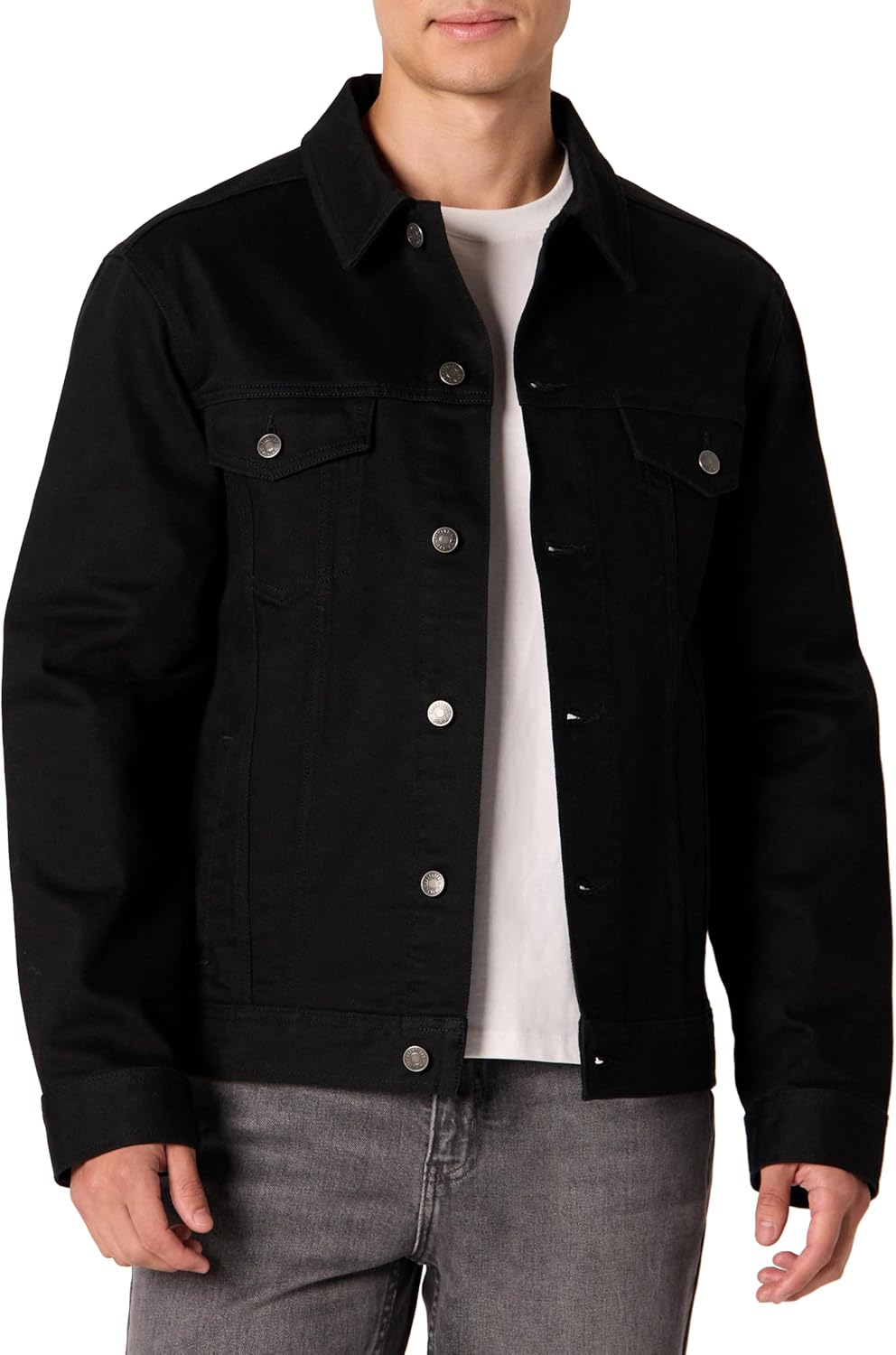 Men'S Low Stretch Regular-Fit Denim Jacket
