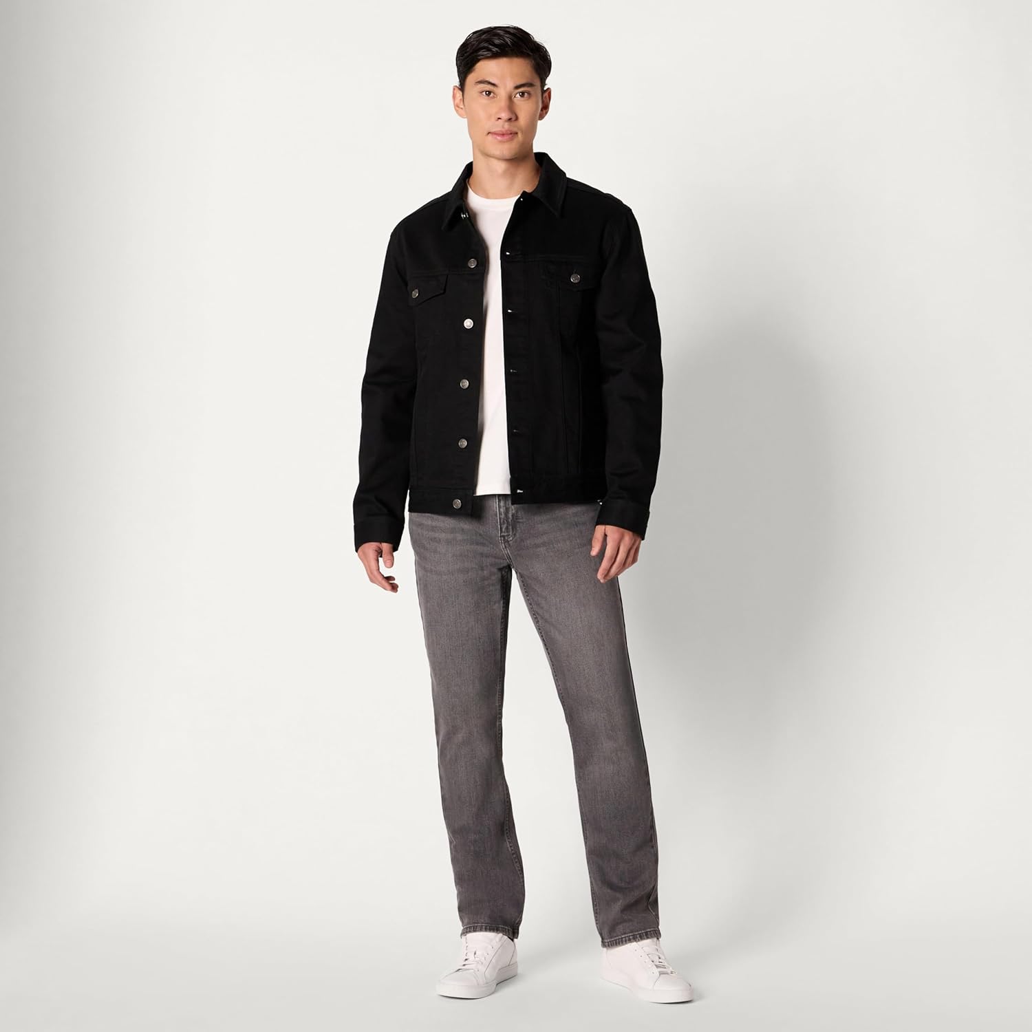 Men'S Low Stretch Regular-Fit Denim Jacket