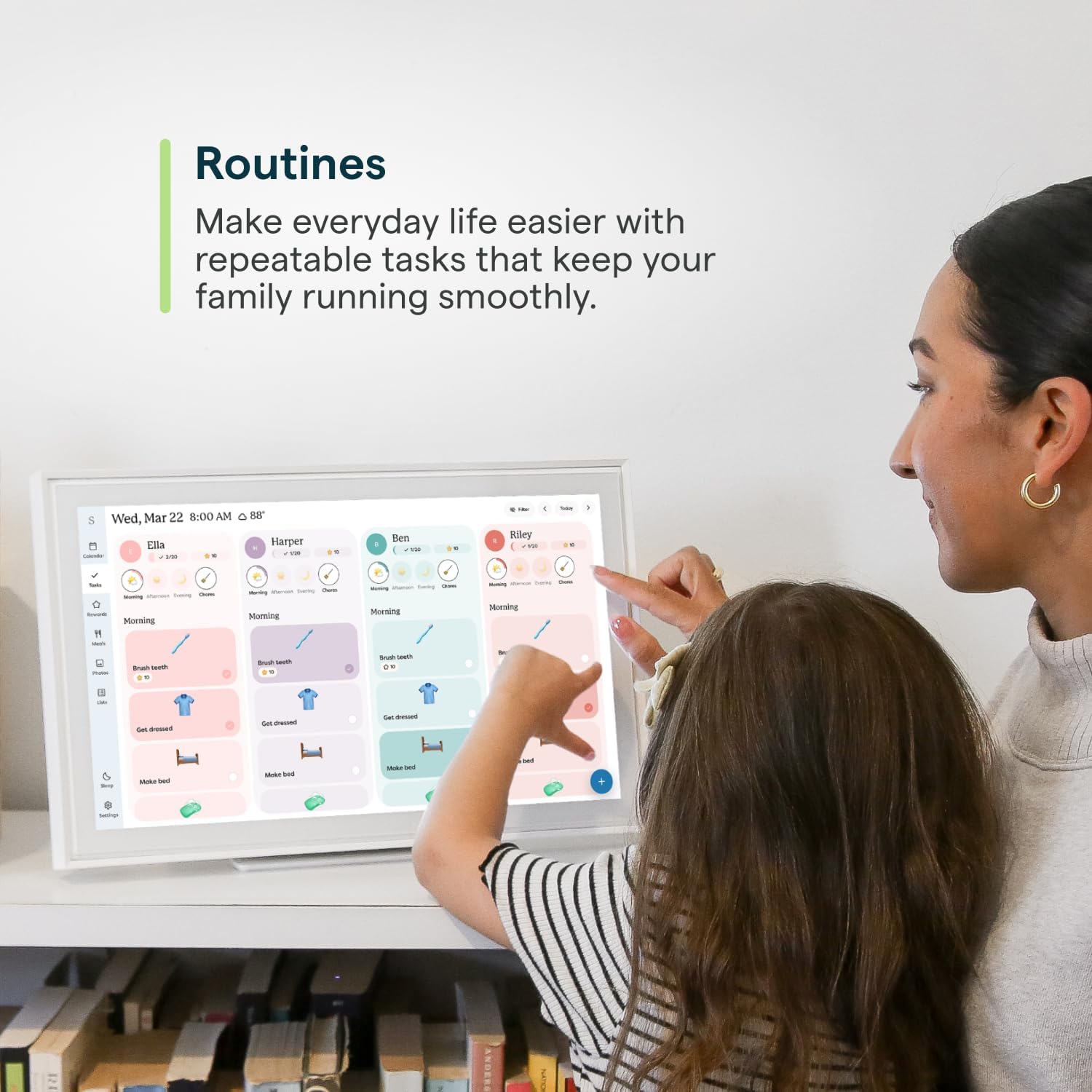 Calendar - 15" Digital Calendar - White