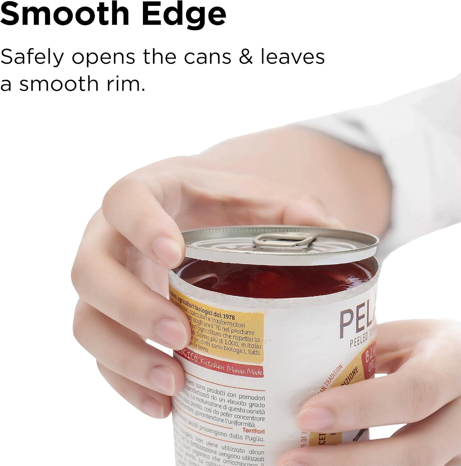 Auto 2.0 Electric Can Opener: Blade Opens Almost Any Can Pop or Soda Can - Automatic, Hands Free, Safe, Smooth Edge, Lid Remover, Battery Operated, Cordless, YES YOU CAN (Marble Black)