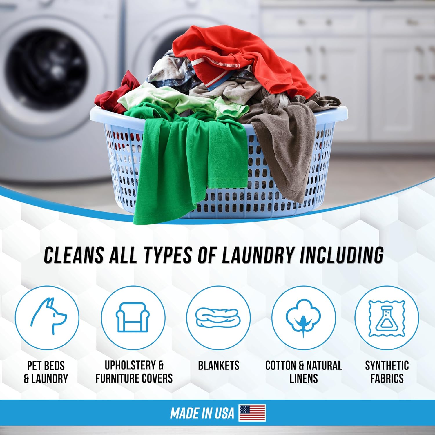 Enzyme Laundry Booster Odor Remover - 2 Lbs Unscented Enzymatic Clothes Stain Cleaner Powder, Natural Deodorizer with Bio  Enzymes, Detergent Additive Eliminator for Sweat, Oil, Blood - 64 Loads