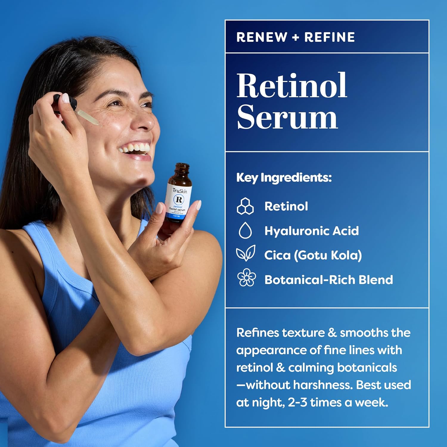 Face Serum Trio – Hyaluronic Acid, Vitamin C & Retinol Serum for Face – anti Aging Skin Care Set for Women – Skincare for Bright, Smooth, Hydrated & Firmer-Looking Skin, 1 Fl Oz, 3 Bottles