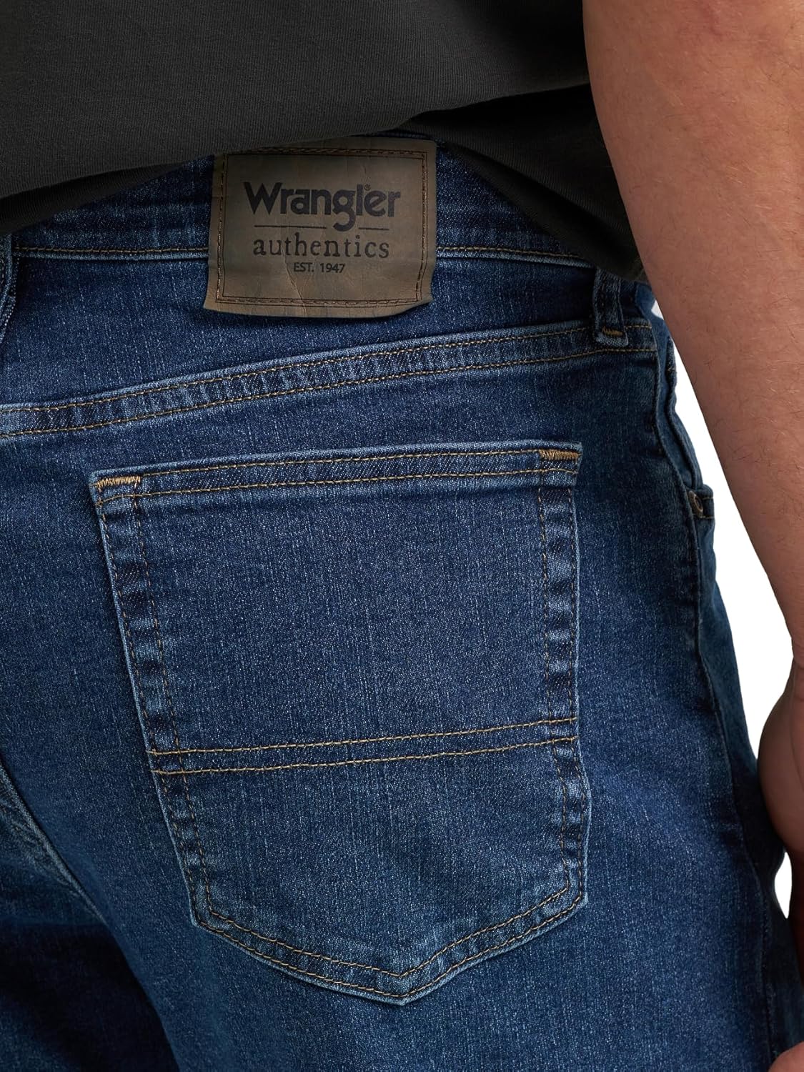 Authentics Men'S Regular Fit Comfort Flex Waist Jean