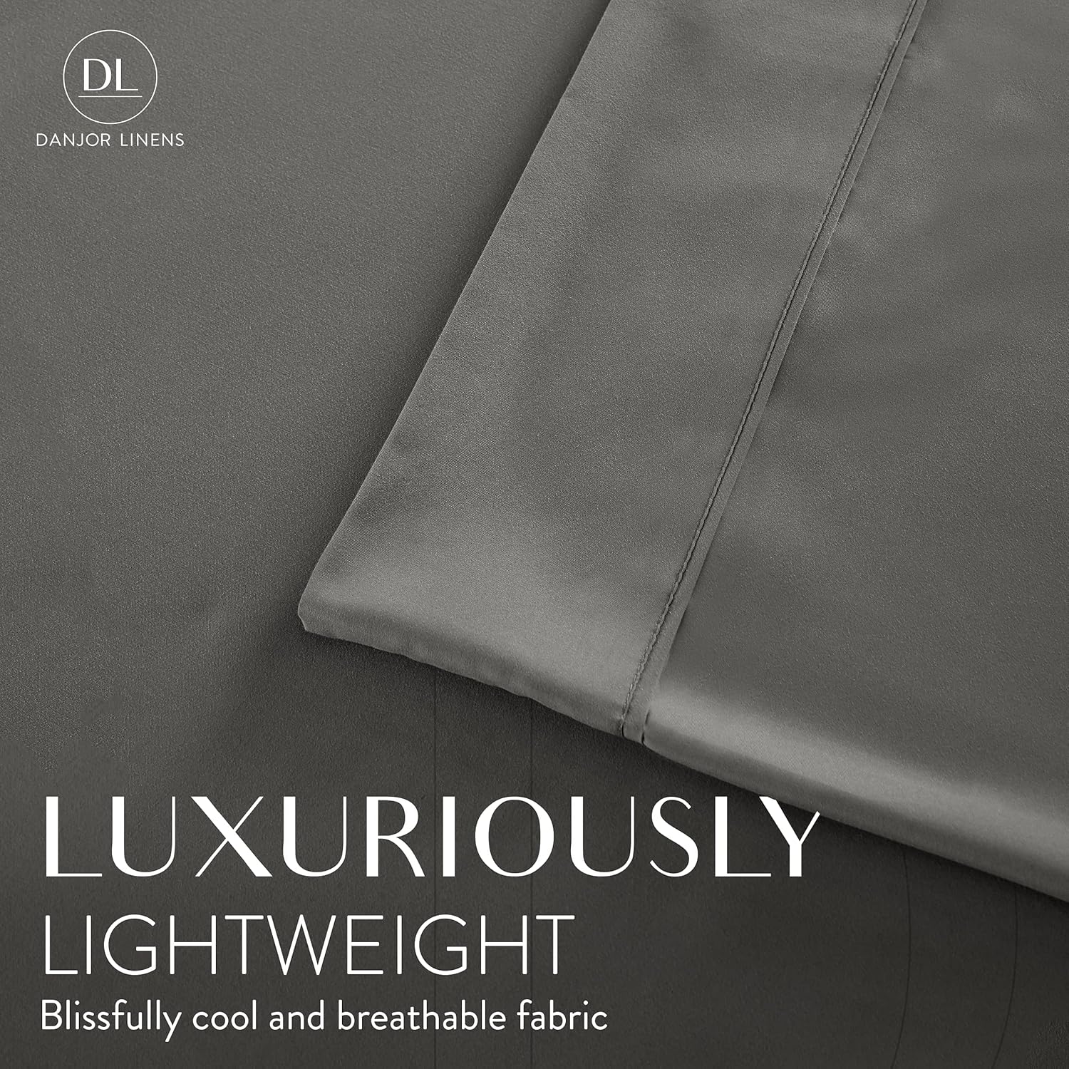 Bed Sheet Set King Size for Hot Sleepers, Hotel Premium Sheets with 4 Pillowcases, Lightweight Brushed Microfiber Deep Pockets, Breathable Cooling 6 Piece Bedding Sets, Gray