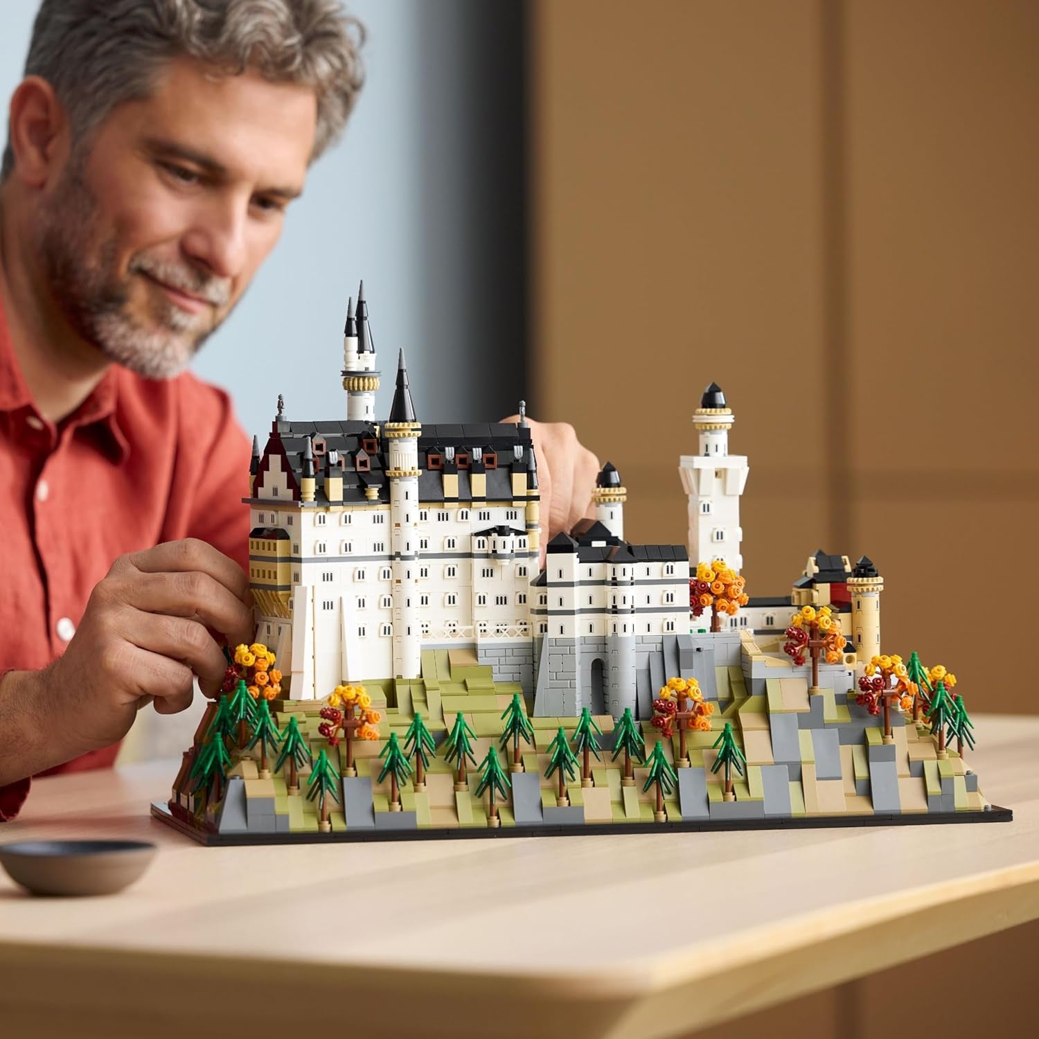 Architecture Neuschwanstein Castle Building Set - Collectible Bavarian Castle Model Kit for Arts & Crafts - Building Blocks for Adults, Ages 18+ - Gifts for Men and Women - 21063