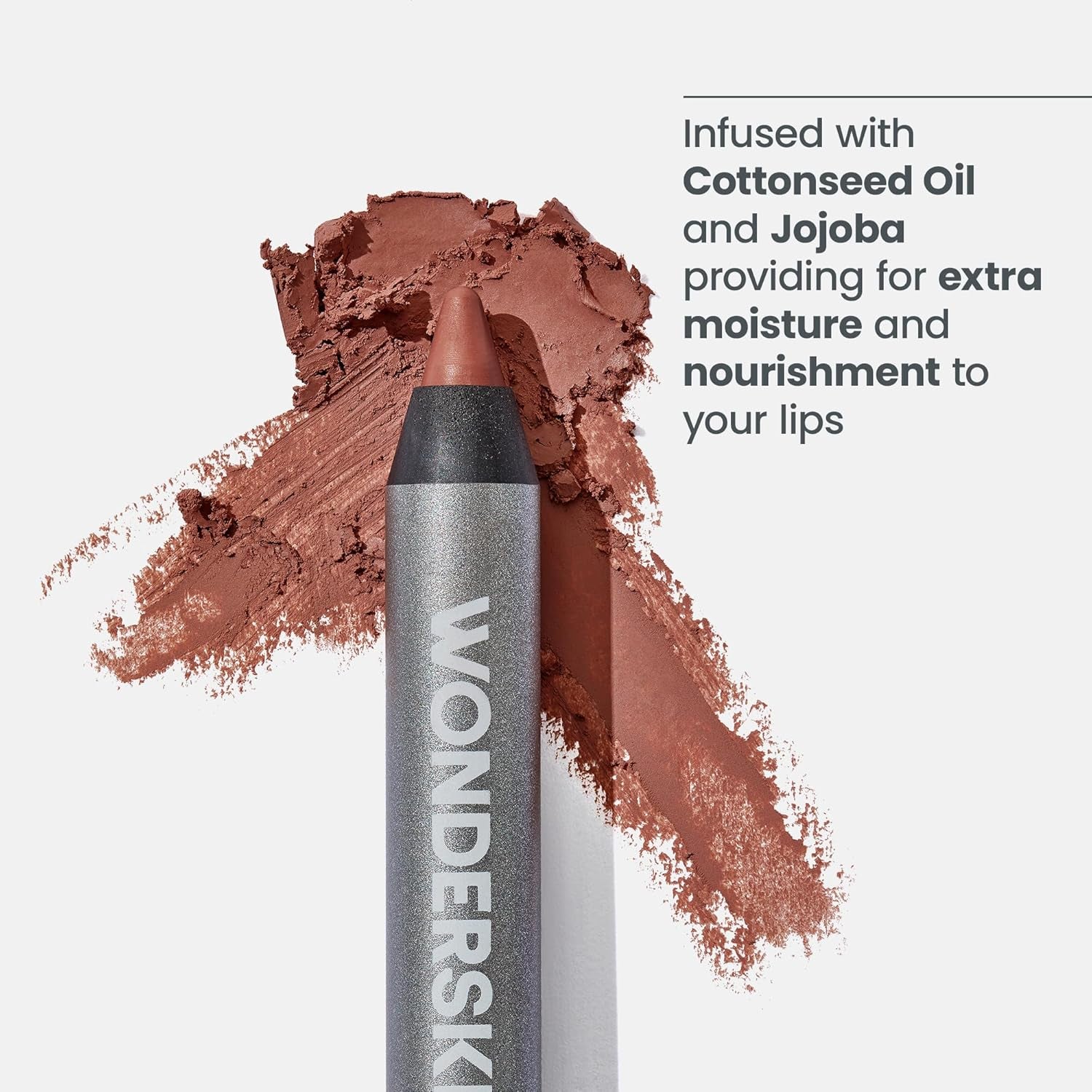 Elevate Your Lip Game with the 360 Contour Lipliner - Long Lasting, Waterproof, and Sharpenable in Saddle Brown