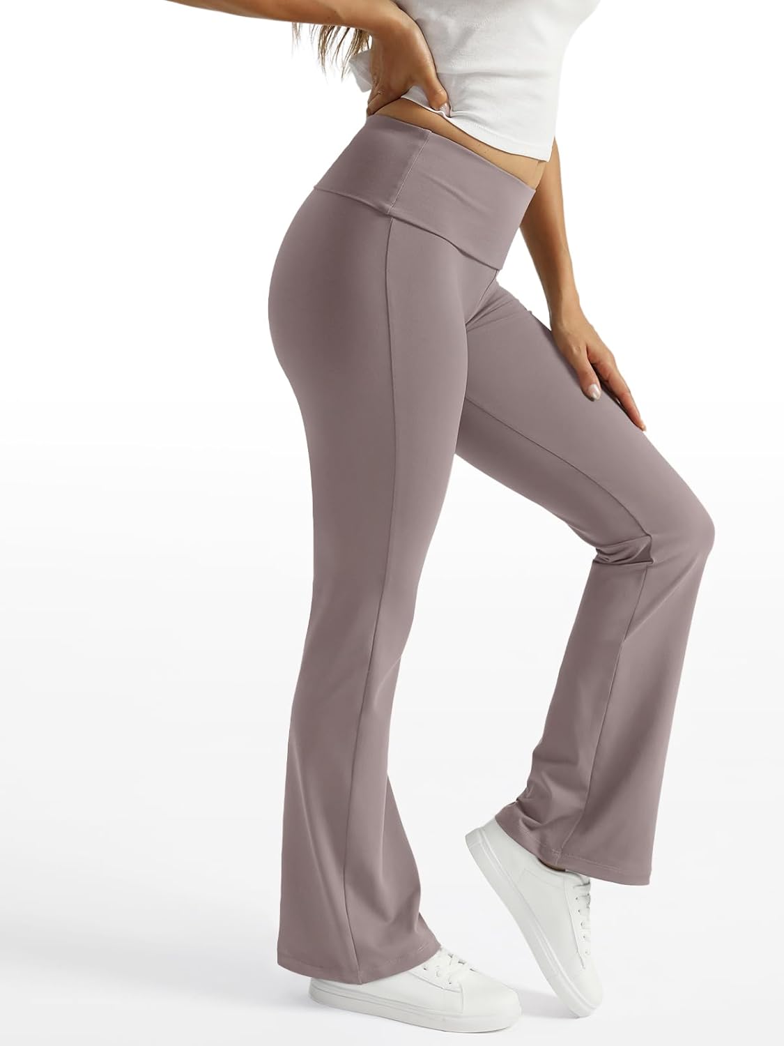Elevate Your Workout Style with Trendy Women's Wide Leg Yoga Pants – High Waisted Bootcut Flare Leggings for Fall 2025