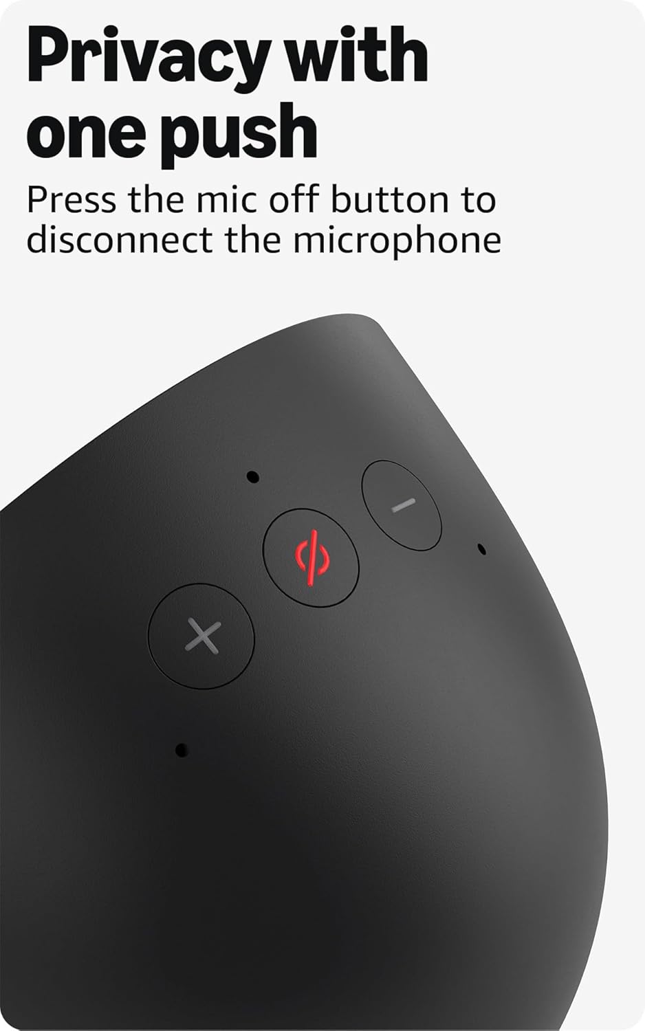 Echo Spot (Newest Model), Great for Nightstands, Offices and Kitchens, Smart Alarm Clock with Alexa, Glacier White