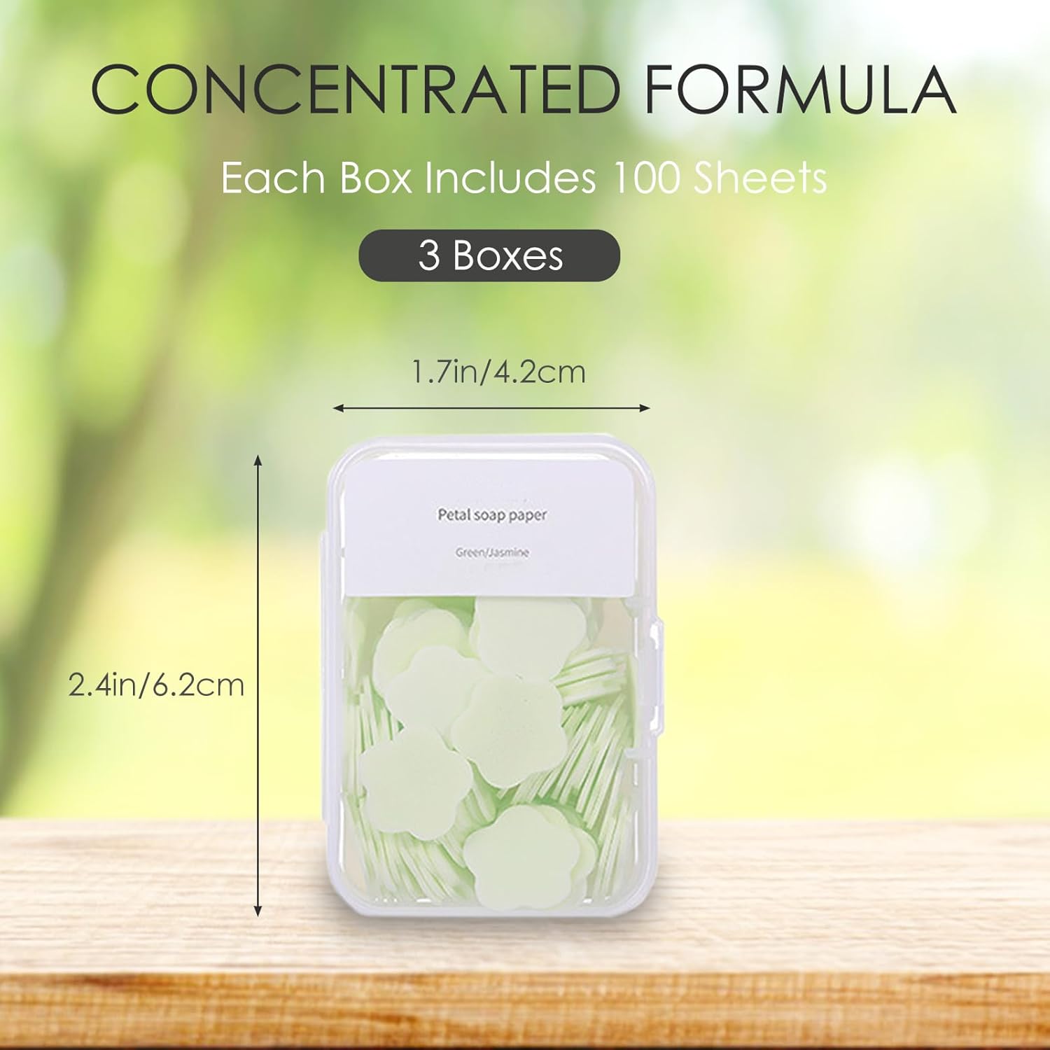 300Pcs Portable Hand Washing Soap Sheets, Scented Mini Soap Sheets, Disposable Soluble Soap for Outdoor Travel, Camping, Hiking (Mix)
