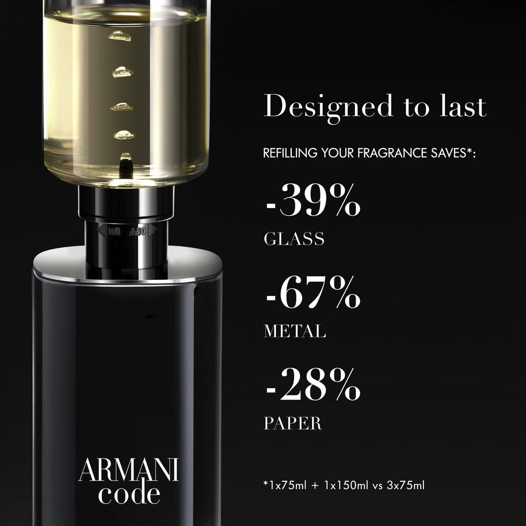 - Code - Eau De Parfum - Cologne for Men - Fougère Ambery Spicy Men’S Fragrance - Green Mandarin, Nutmeg, Tonka Bean Notes