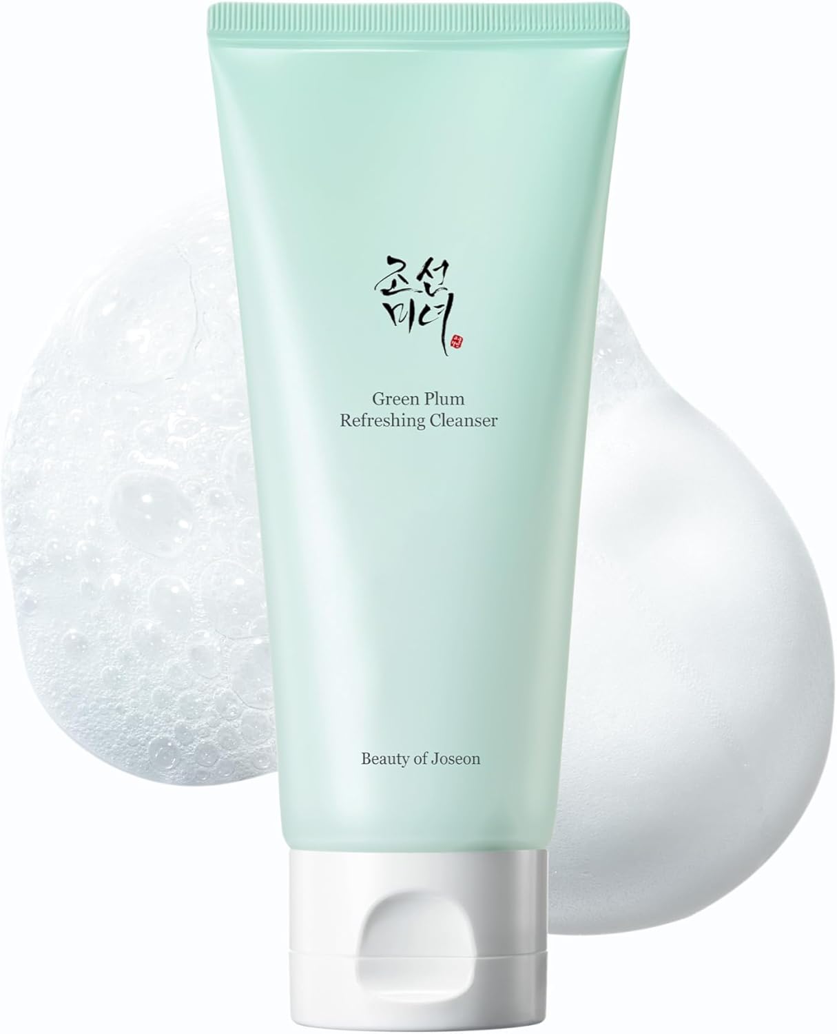 Green Plum Refreshing Cleanser Gel Type Deep Pore Cleansing, Acne Face Wash, Blackhead Remover for All Skin Types, Korean Skincare 100Ml, 3.38 Fl.Oz