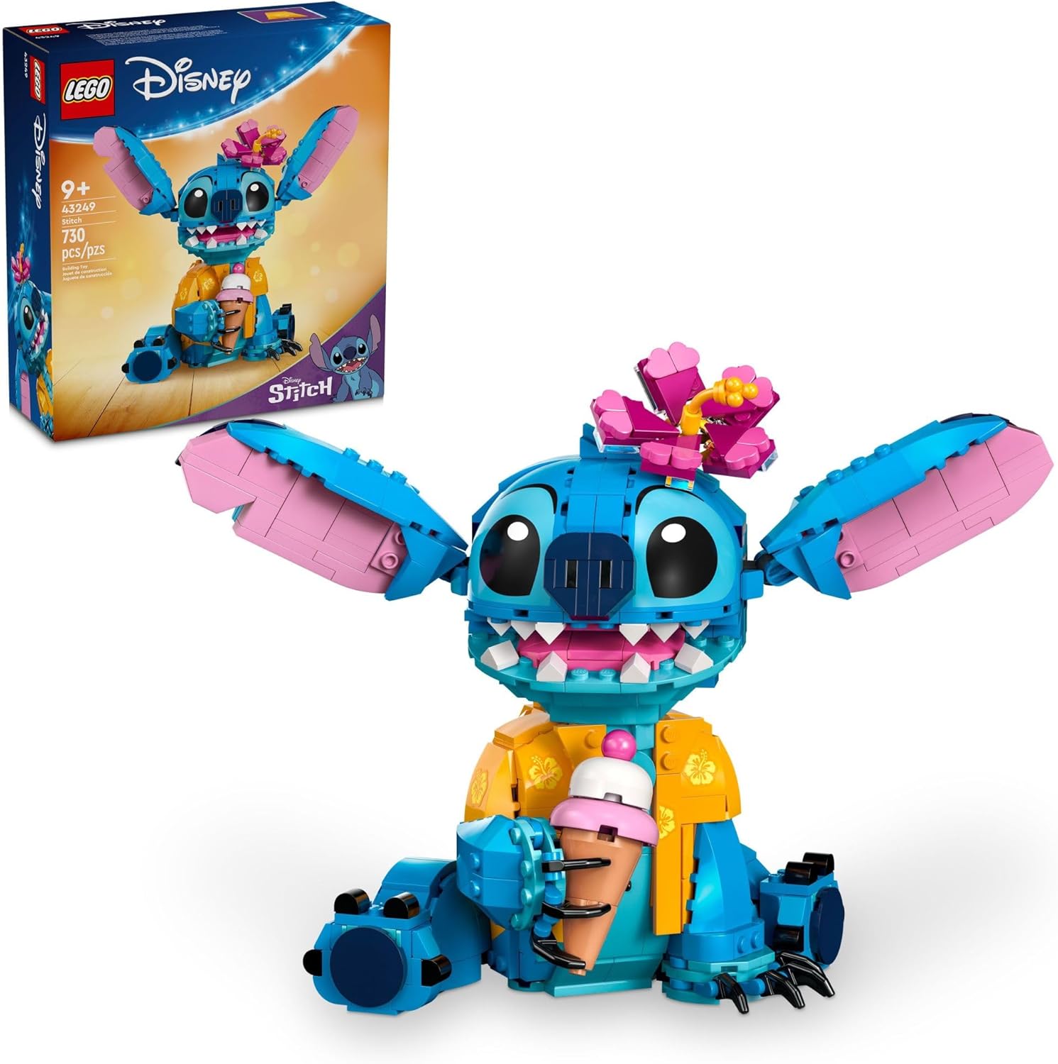 Disney Stitch Toy Building Kit for Girls & Boys 43249