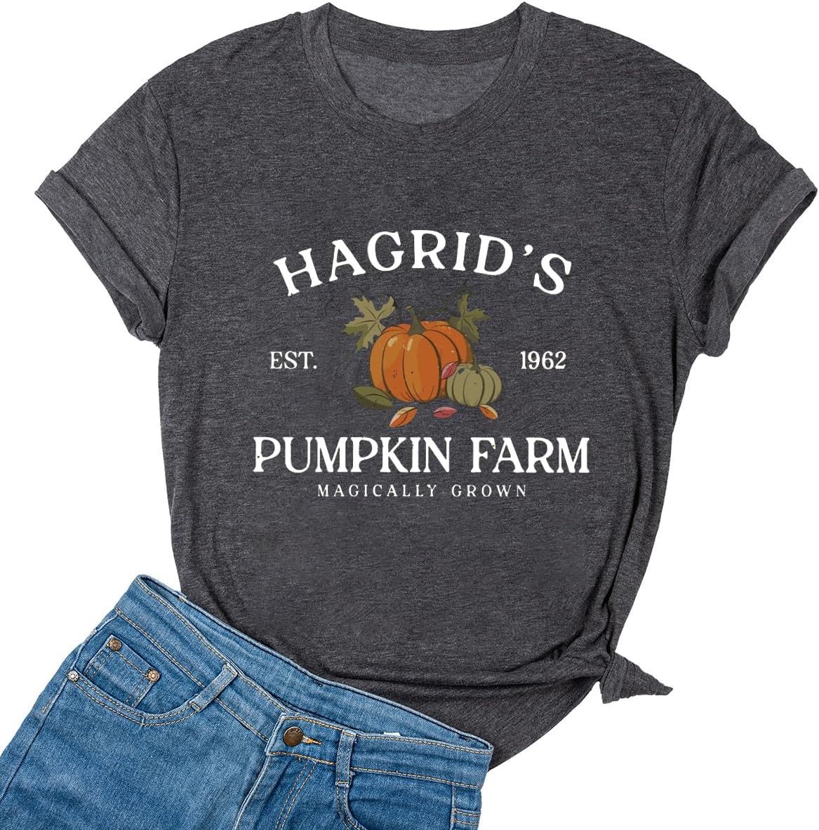 Halloween Shirts for Women Thanksgiving Pumpkin Patch Shirts Cute Fall Graphic Tees