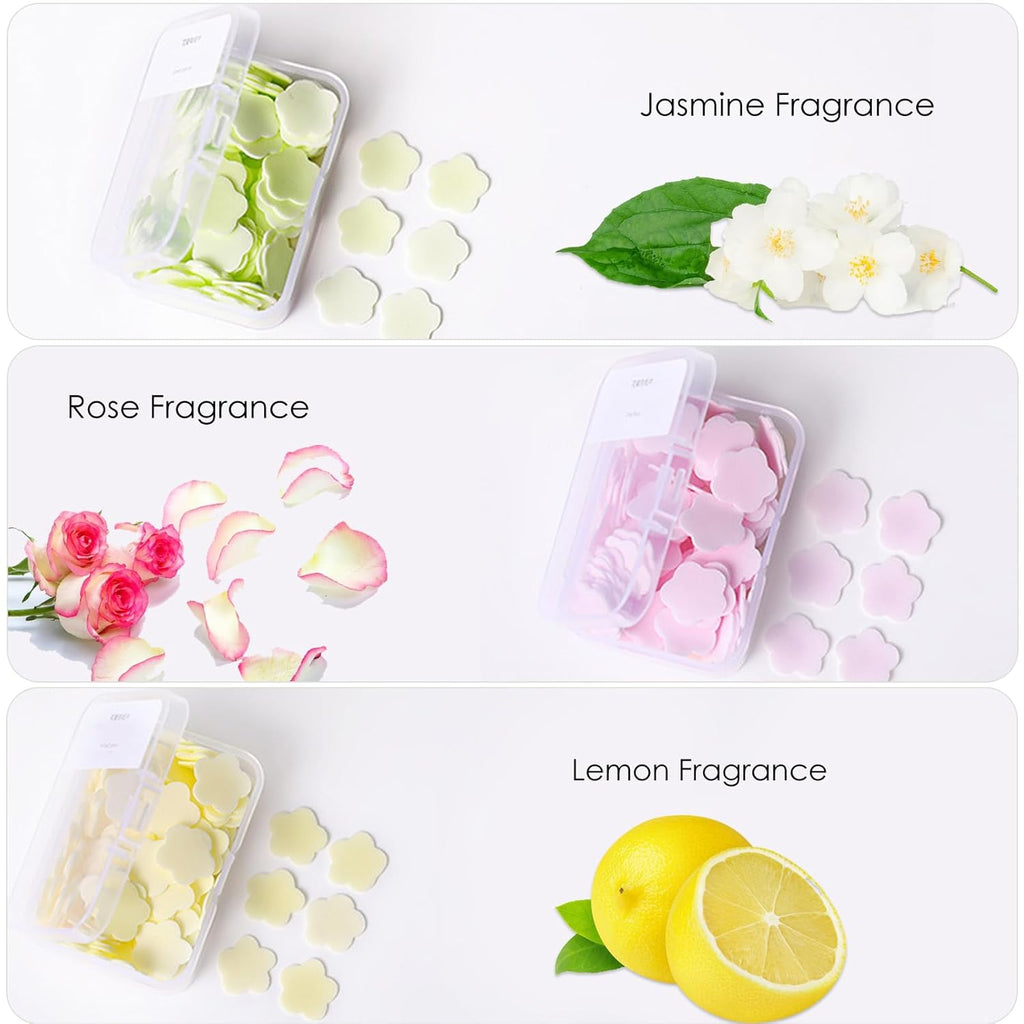 300Pcs Portable Hand Washing Soap Sheets, Scented Mini Soap Sheets, Disposable Soluble Soap for Outdoor Travel, Camping, Hiking (Mix)