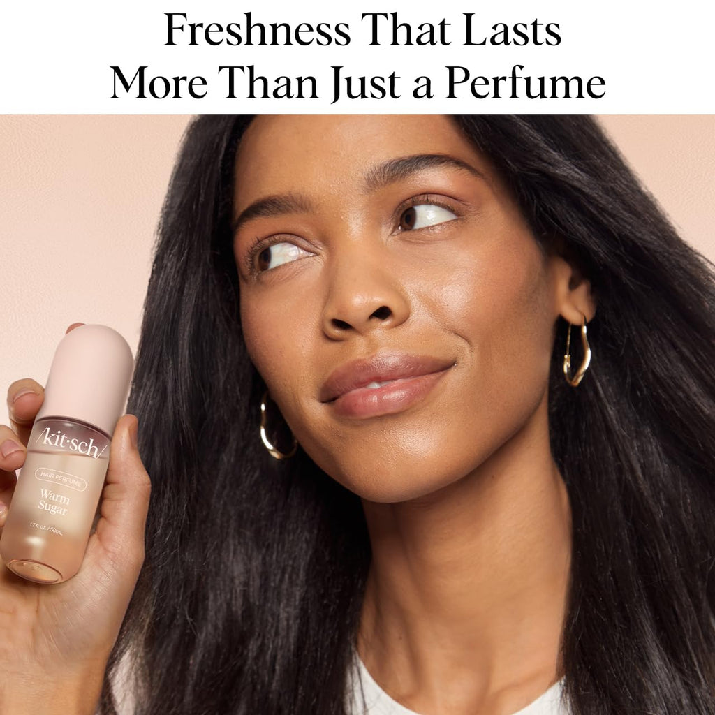 Hair Perfume for Women - Warm Sugar | Clean, Deodorizing & Patented Odor-Eliminating Technology Hair Spray & Body Mist - Freshen Hair, Body & Pillows - Pink Grapefruit & Vanilla Scent - 50Ml