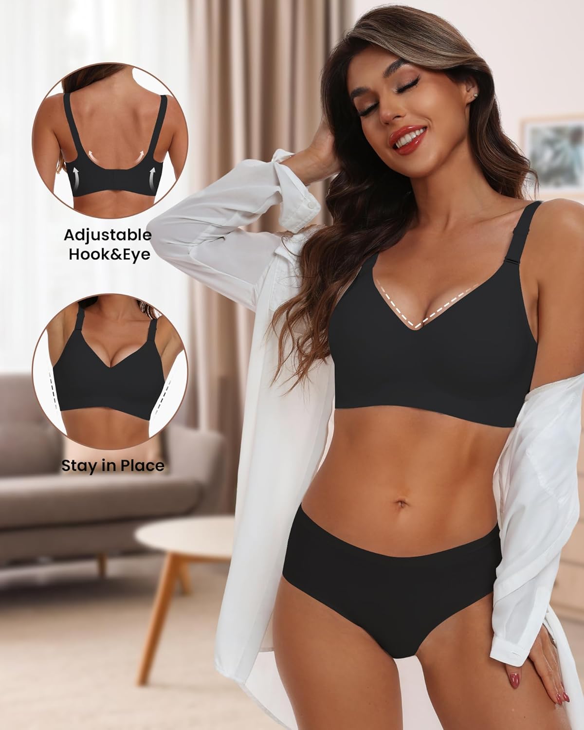 Experience Ultimate Comfort with Our Wireless Full Coverage Seamless Bra - Perfect Fit for Every Woman