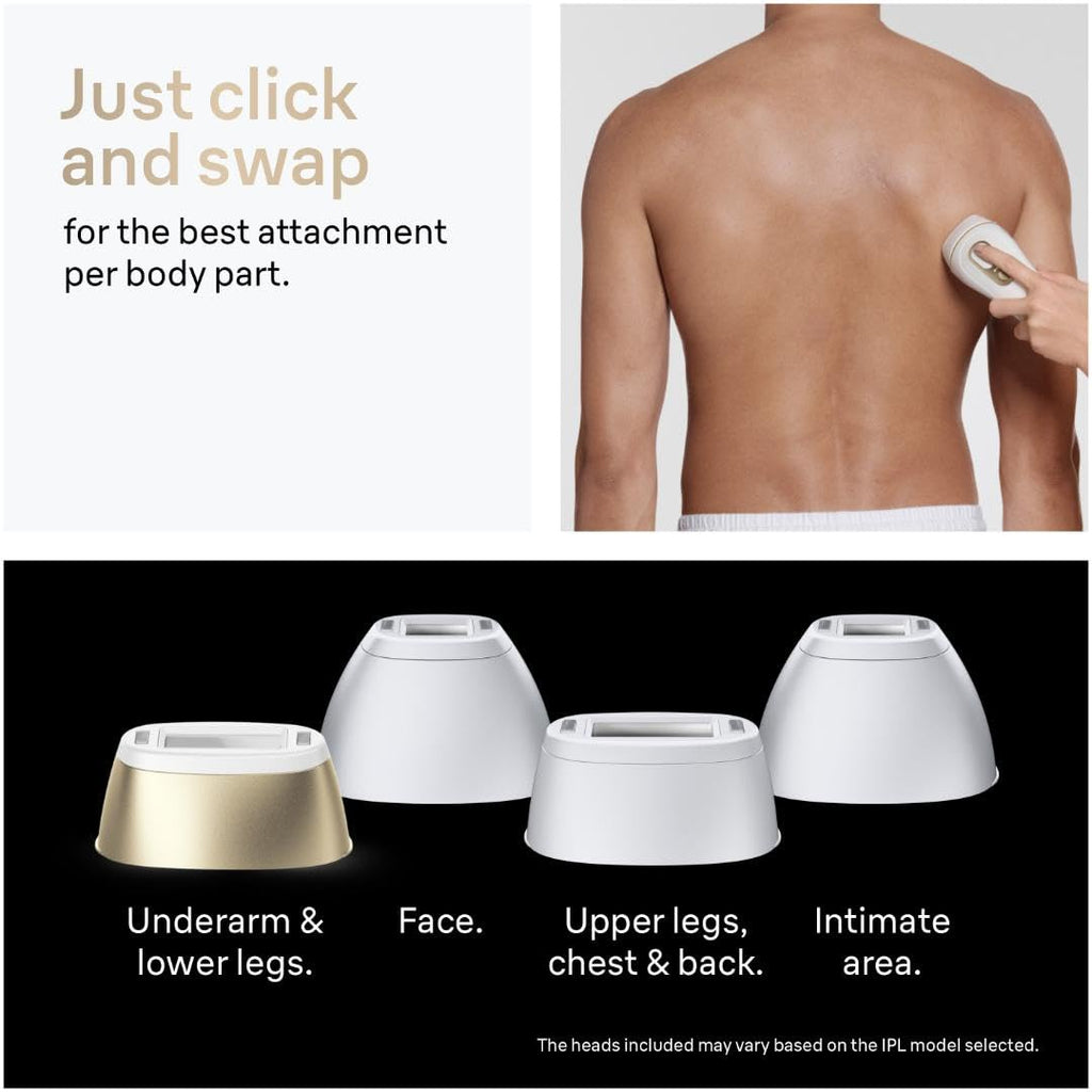 IPL at Home Laser Hair Removal for Women and Men, Silk Expert Pro 5 PL5137 with Venus Swirl Razor, Permanent Visible Hair Reduction in Hair Regrowth for Body & Face, Corded, PL5137