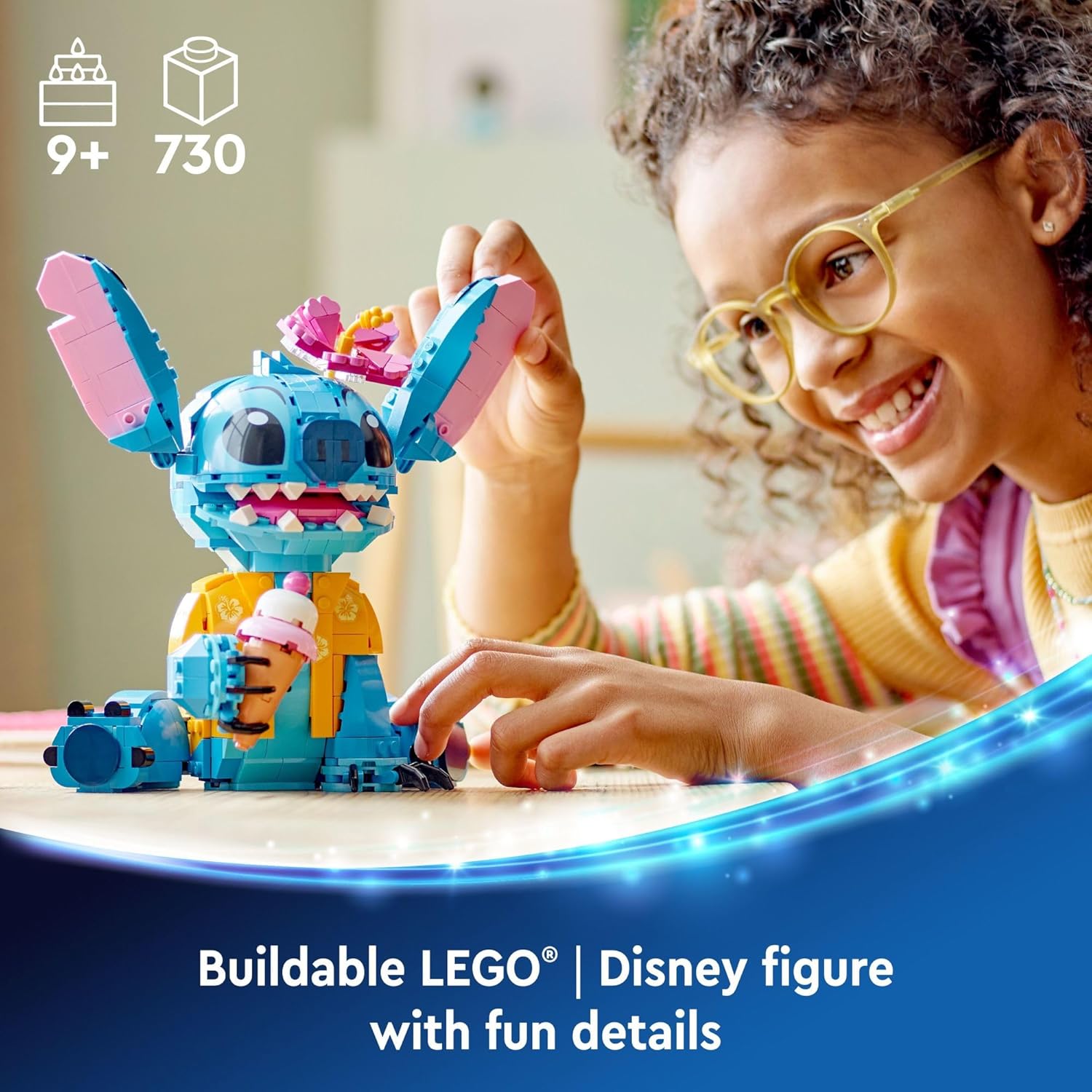 Disney Stitch Toy Building Kit for Girls & Boys 43249