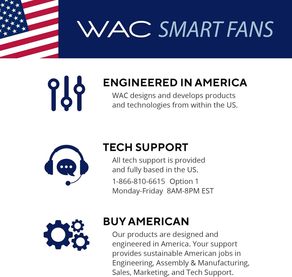 F-035L-MB Odyssey Indoor or Outdoor Flushmount Smart Compatible Ceiling Fan with Remote Control 52In Blade Span Matte Black 3000K Warm White LED