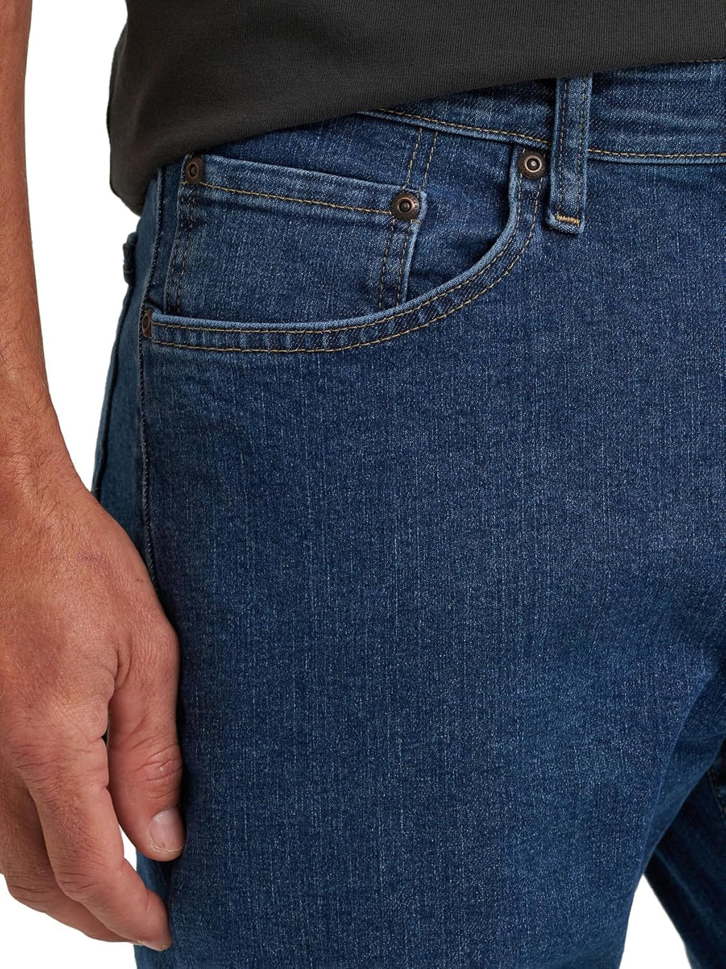 Authentics Men'S Regular Fit Comfort Flex Waist Jean